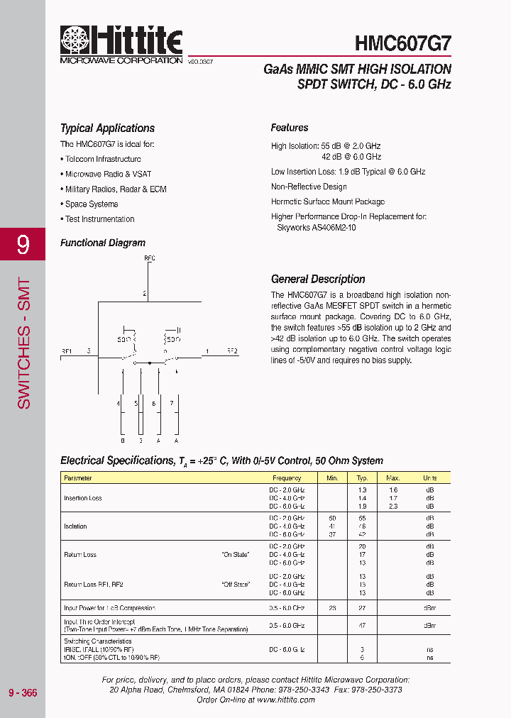 HMC607G7_4116502.PDF Datasheet
