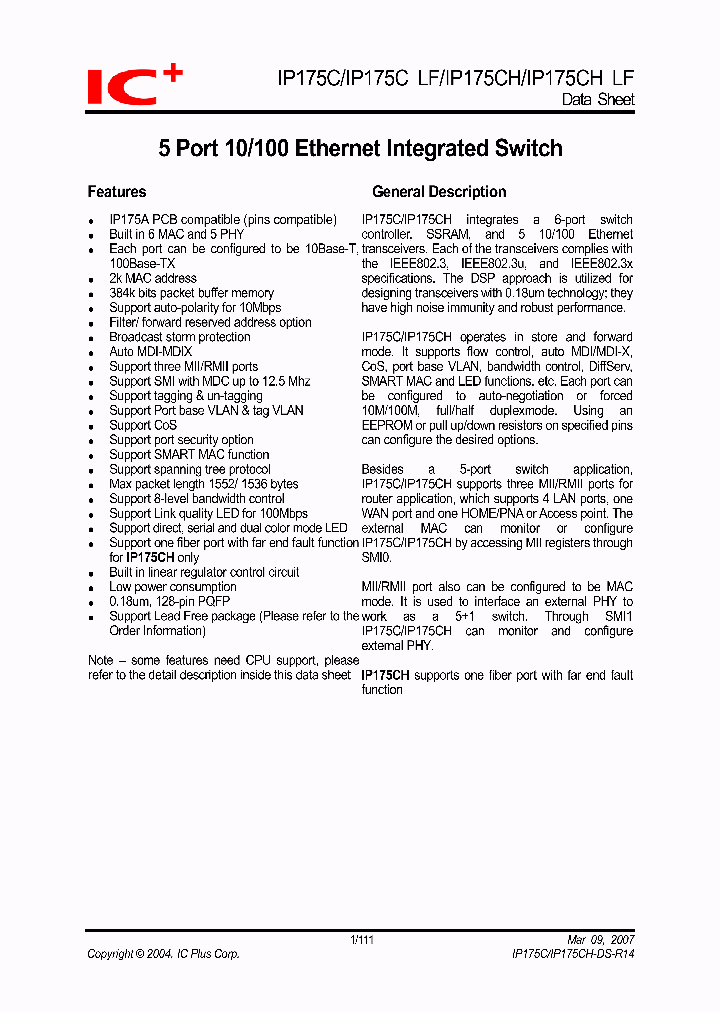 IP175CLF_4114840.PDF Datasheet