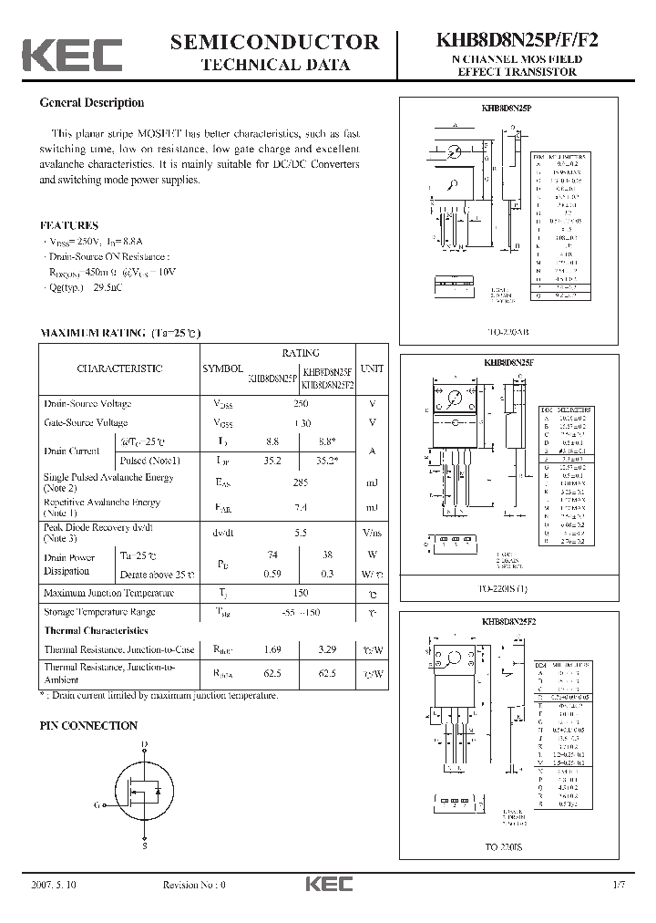 KHB8D8N25F2_4154084.PDF Datasheet