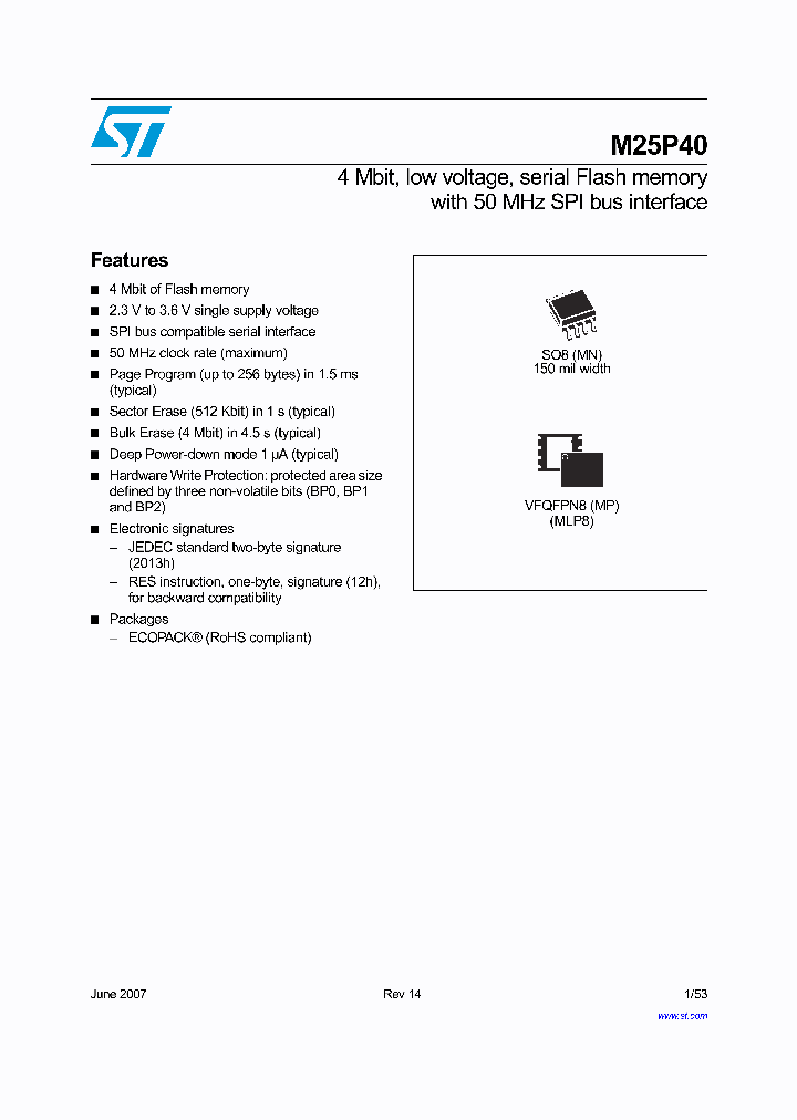 M25P4007_4121206.PDF Datasheet