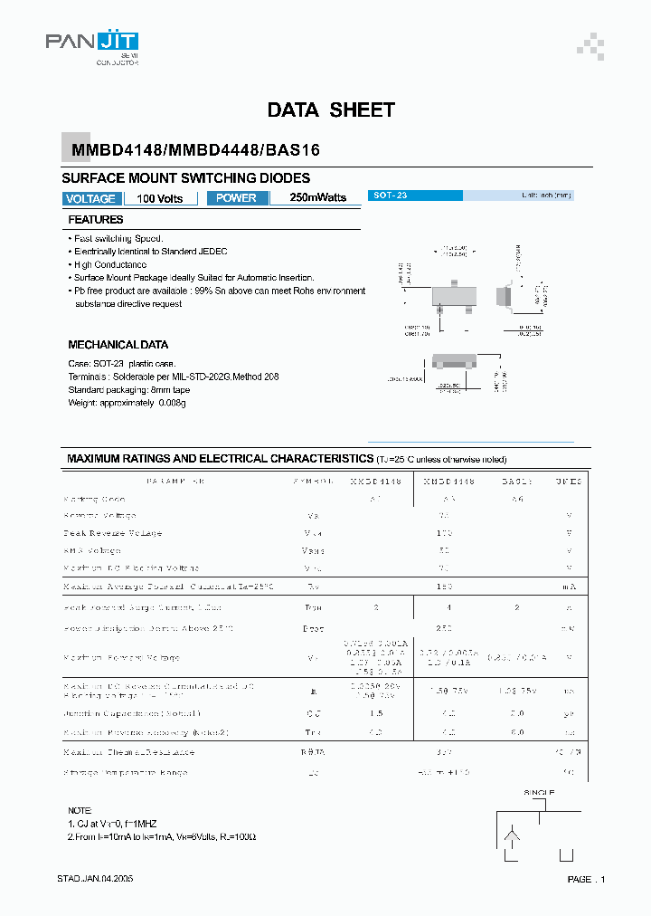 MMBD414805_4120348.PDF Datasheet