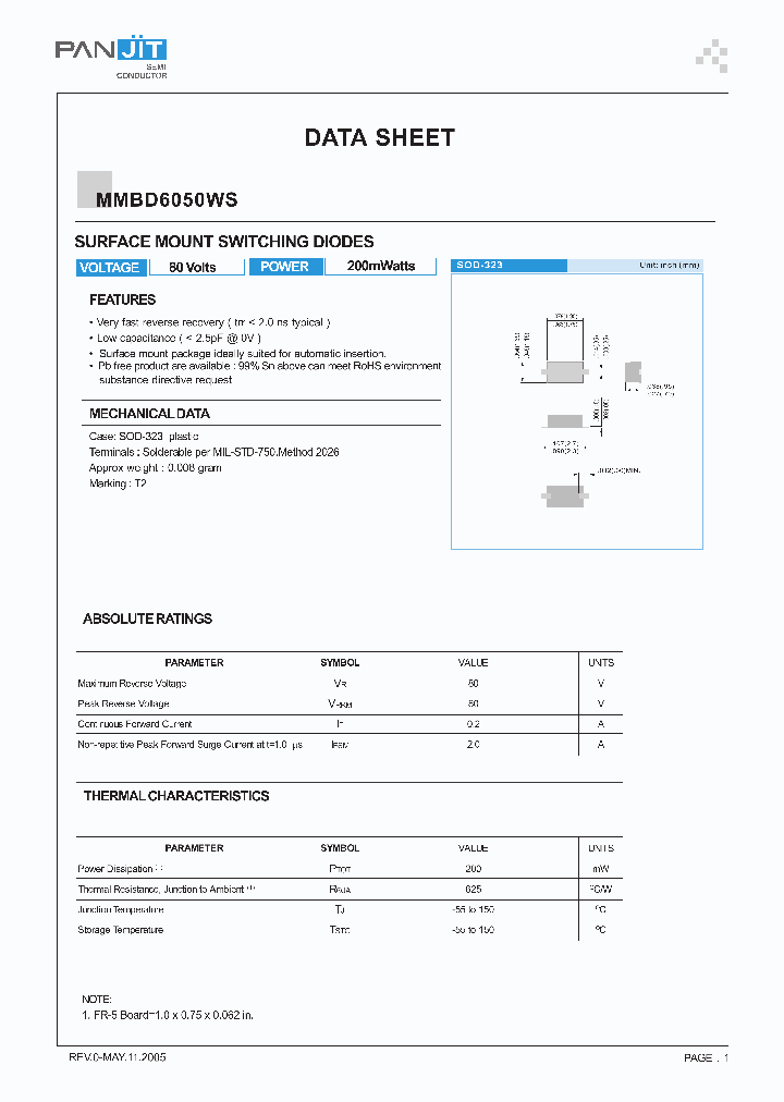 MMBD6050WS_4120340.PDF Datasheet