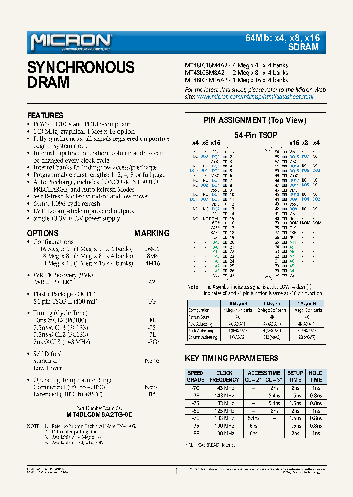 MT48LC16M4A299_4150463.PDF Datasheet