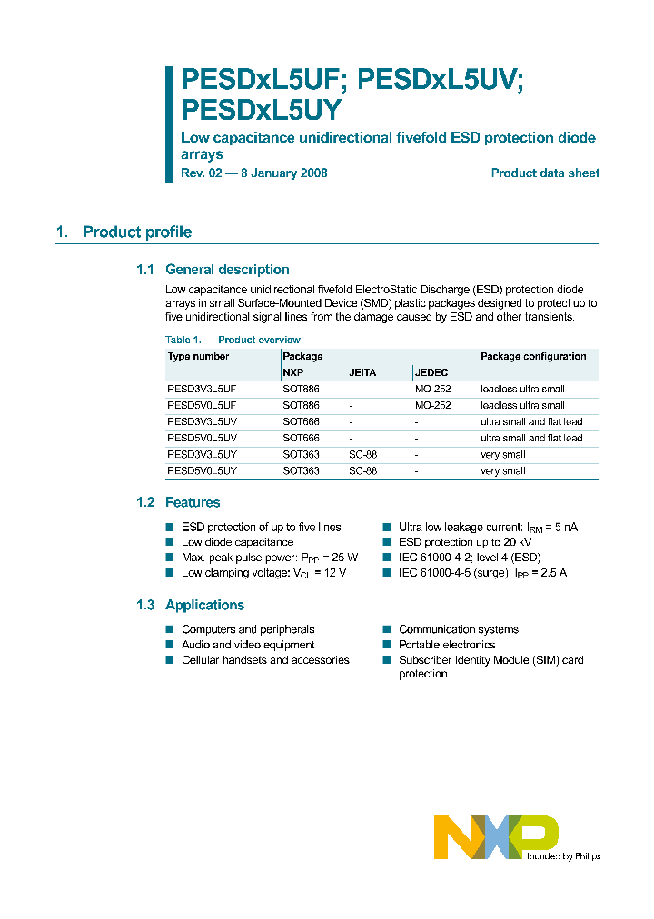 PESDXL5UF_4135644.PDF Datasheet