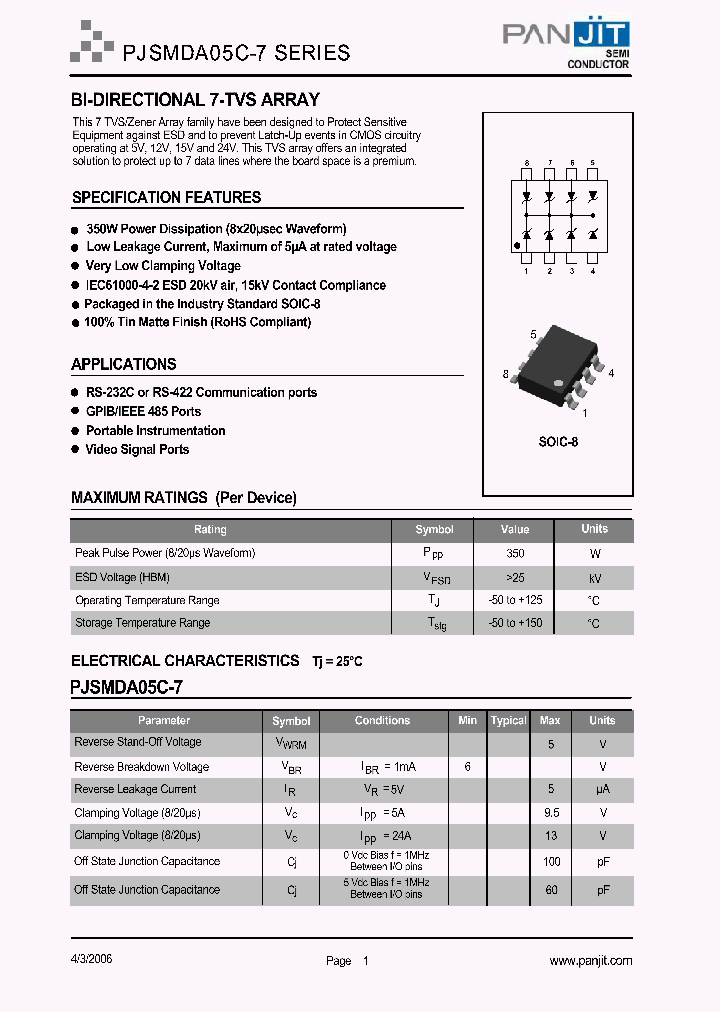 PJSMDA24C-7_4120181.PDF Datasheet