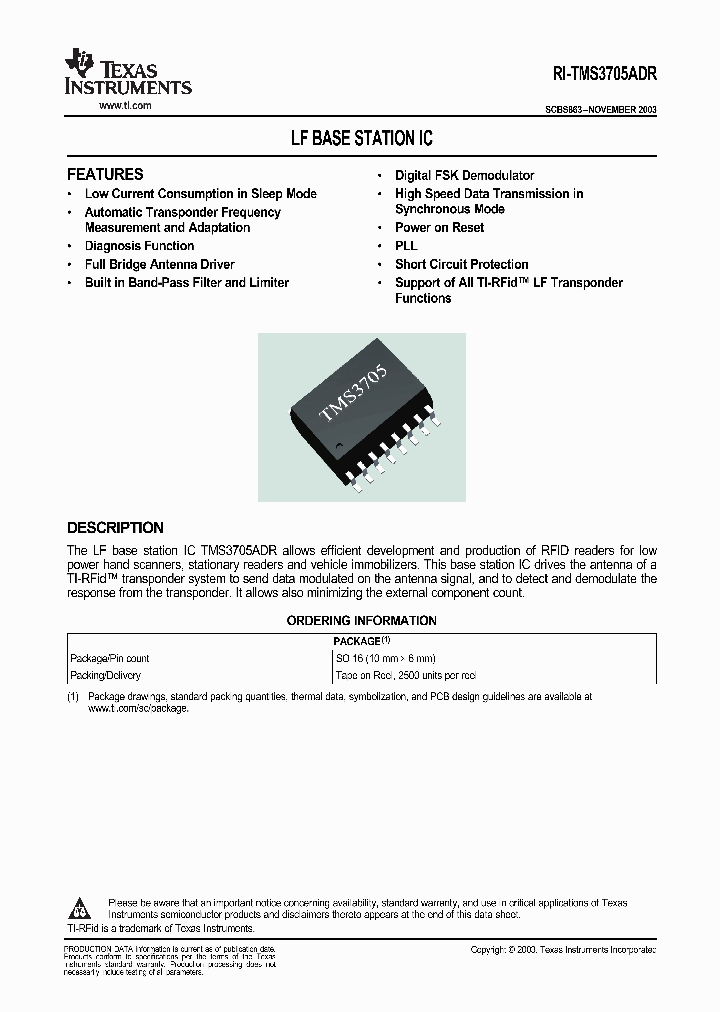 TMS3705A1DRG4_4135944.PDF Datasheet