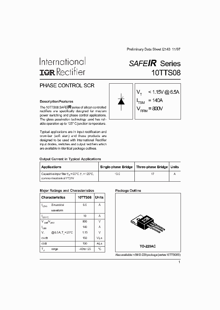 SAFEIRSERIES10TTS08_4106658.PDF Datasheet