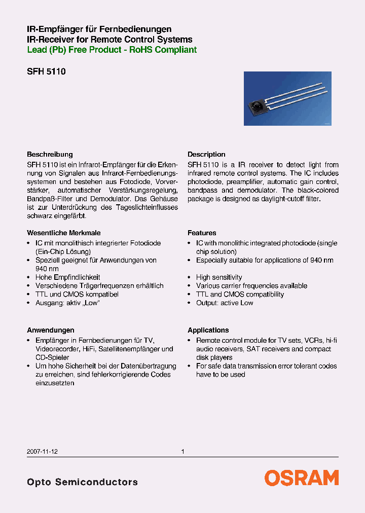 SFH5110_4113440.PDF Datasheet