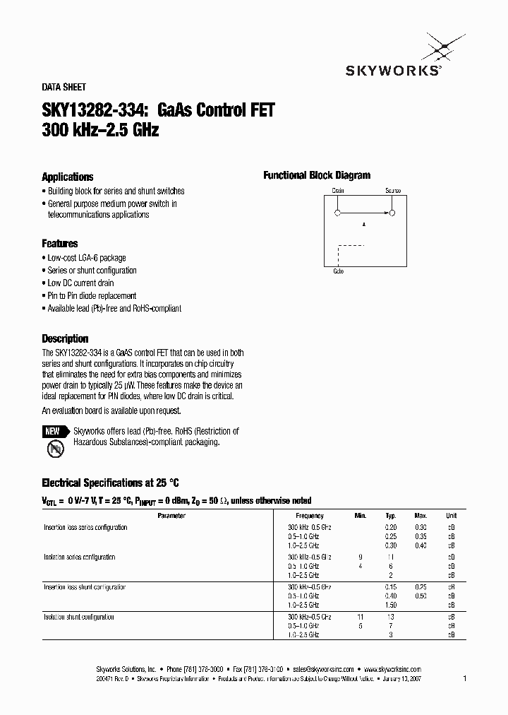 SKY13282-334_4113909.PDF Datasheet