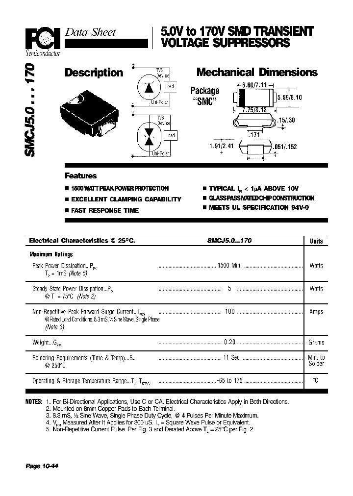 SMCJ150_4145765.PDF Datasheet