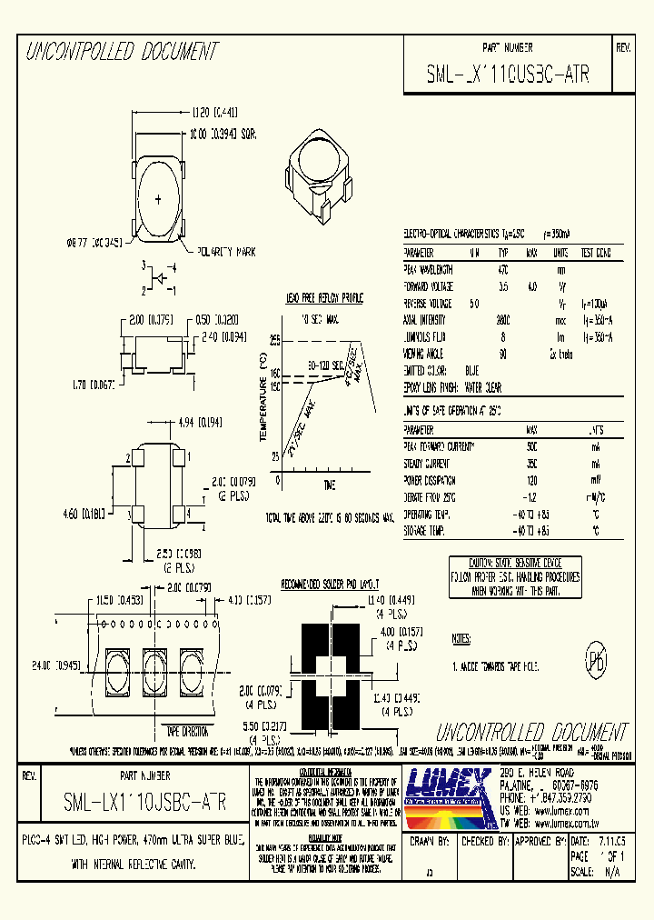 SML-LX1110USBC-ATR_4130054.PDF Datasheet