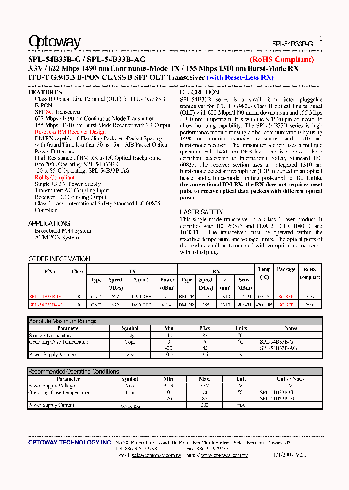 SPL-54B33B-AG_4128816.PDF Datasheet