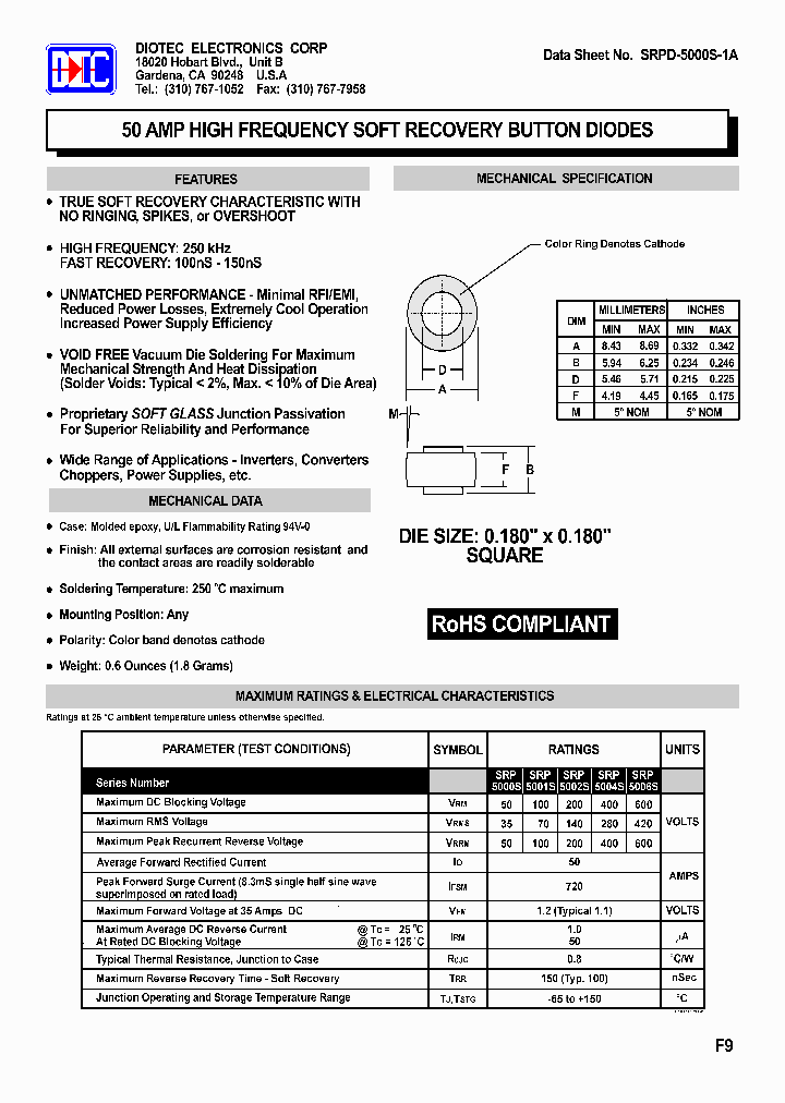 SRP5000S_4161909.PDF Datasheet