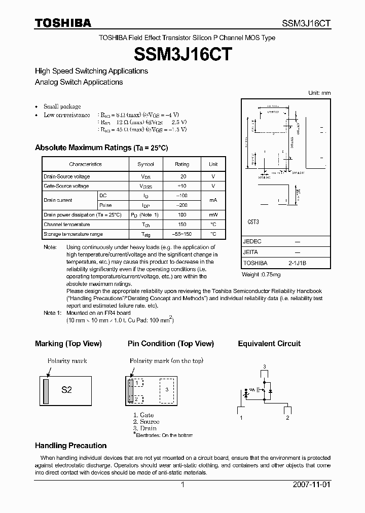 SSM3J16CT_4125464.PDF Datasheet