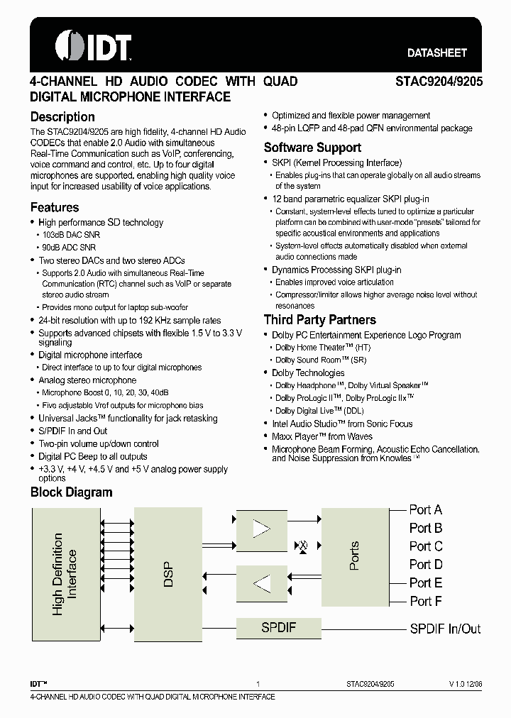 STAC9204_4114587.PDF Datasheet