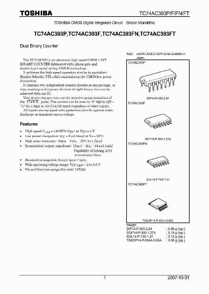 TC74AC393F07_4124775.PDF Datasheet