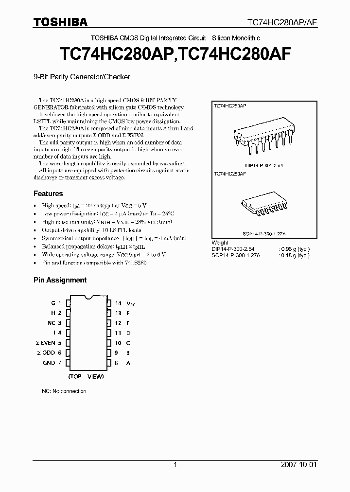 TC74HC280AP07_4124517.PDF Datasheet