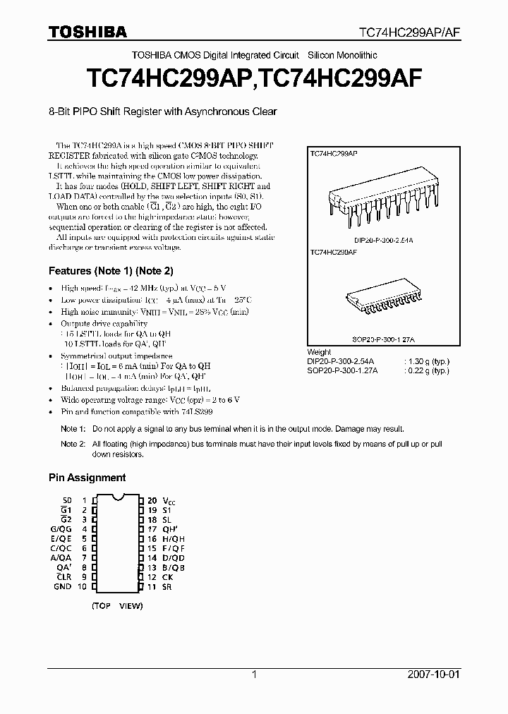 TC74HC299AP07_4109816.PDF Datasheet