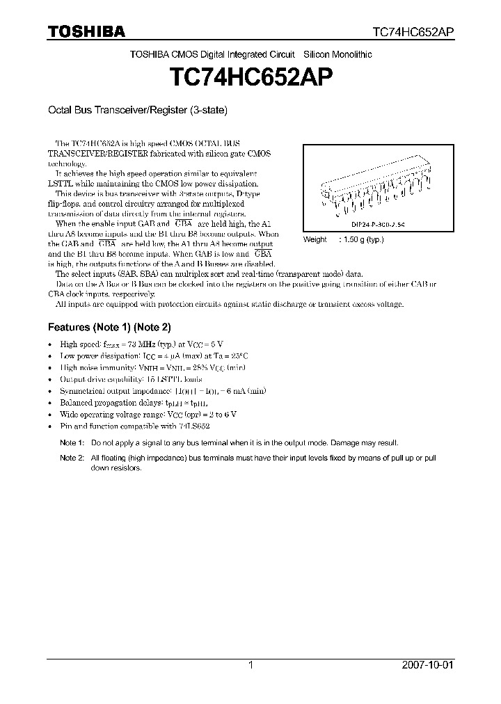 TC74HC652AP07_4108940.PDF Datasheet