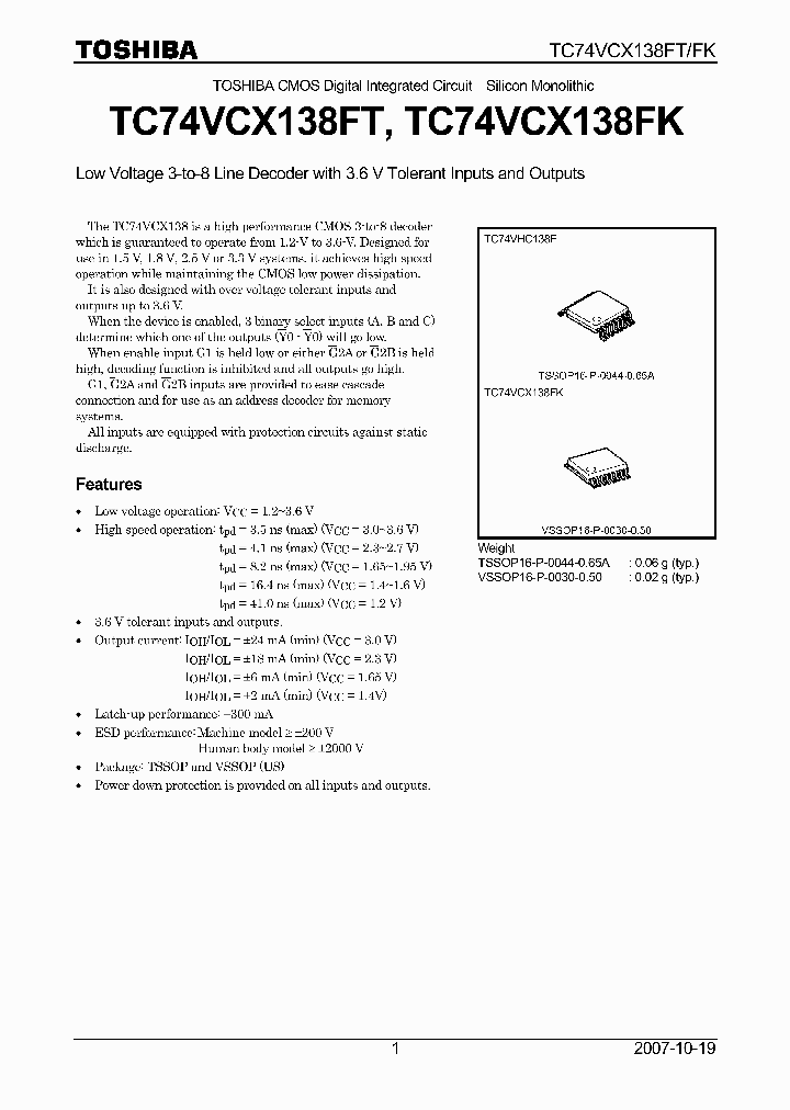 TC74VCX138FT07_4132834.PDF Datasheet