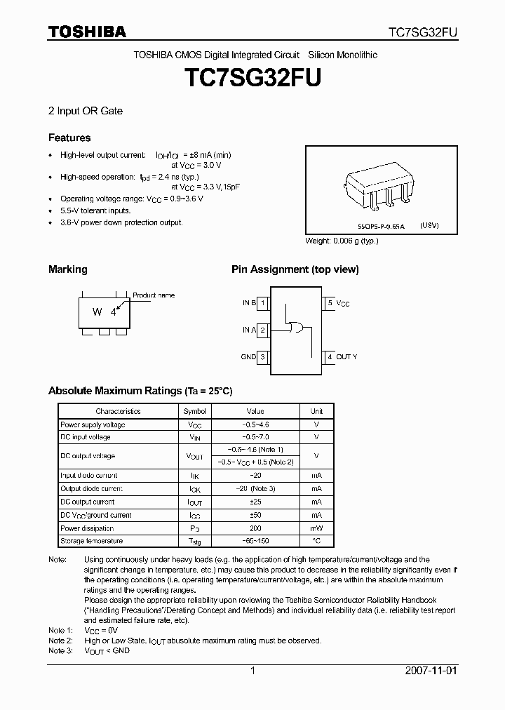 TC7SG32FU_4125191.PDF Datasheet