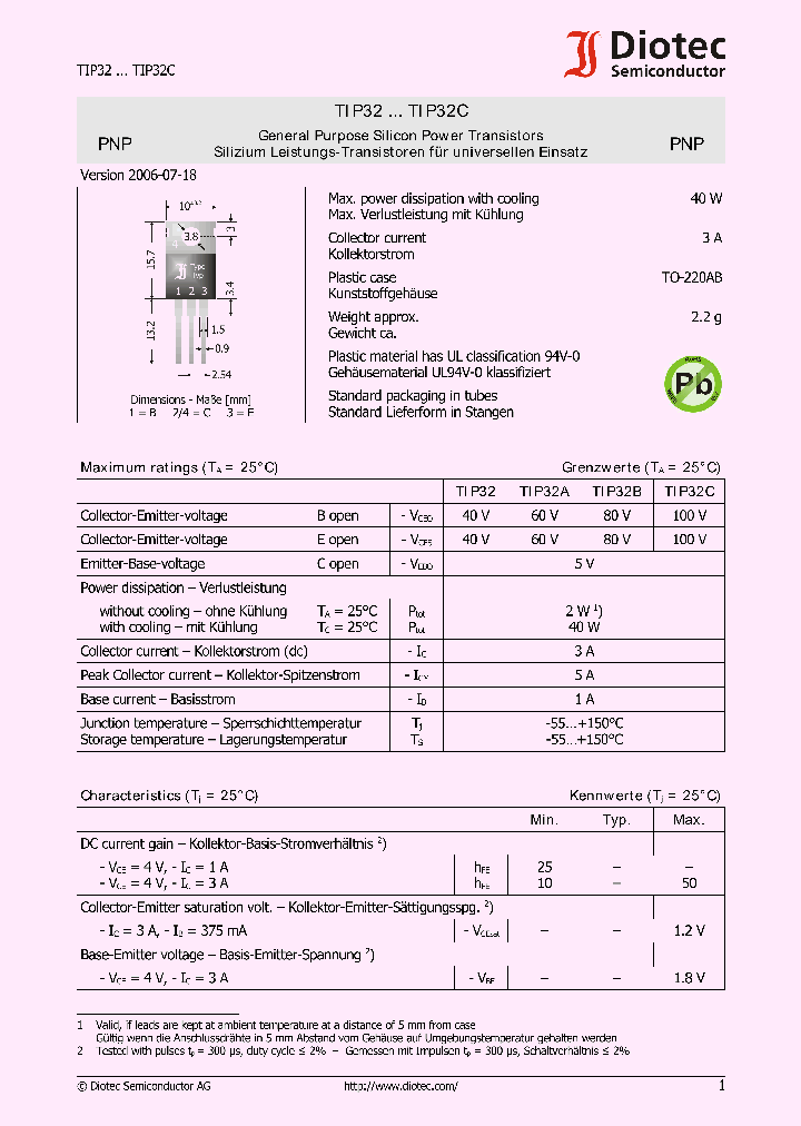 TIP32C_4103069.PDF Datasheet