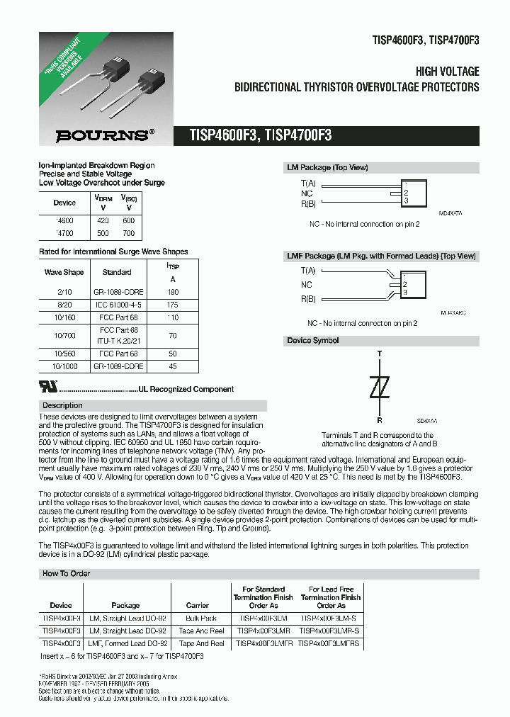 TISP4700F3LM_4153982.PDF Datasheet