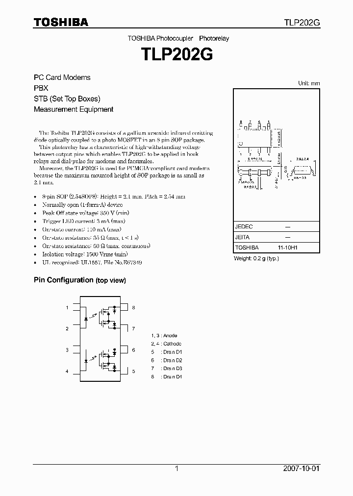 TLP202G07_4124690.PDF Datasheet