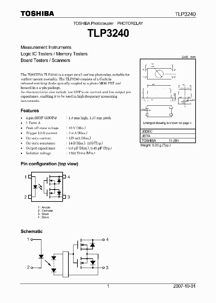 TLP3240_4124913.PDF Datasheet
