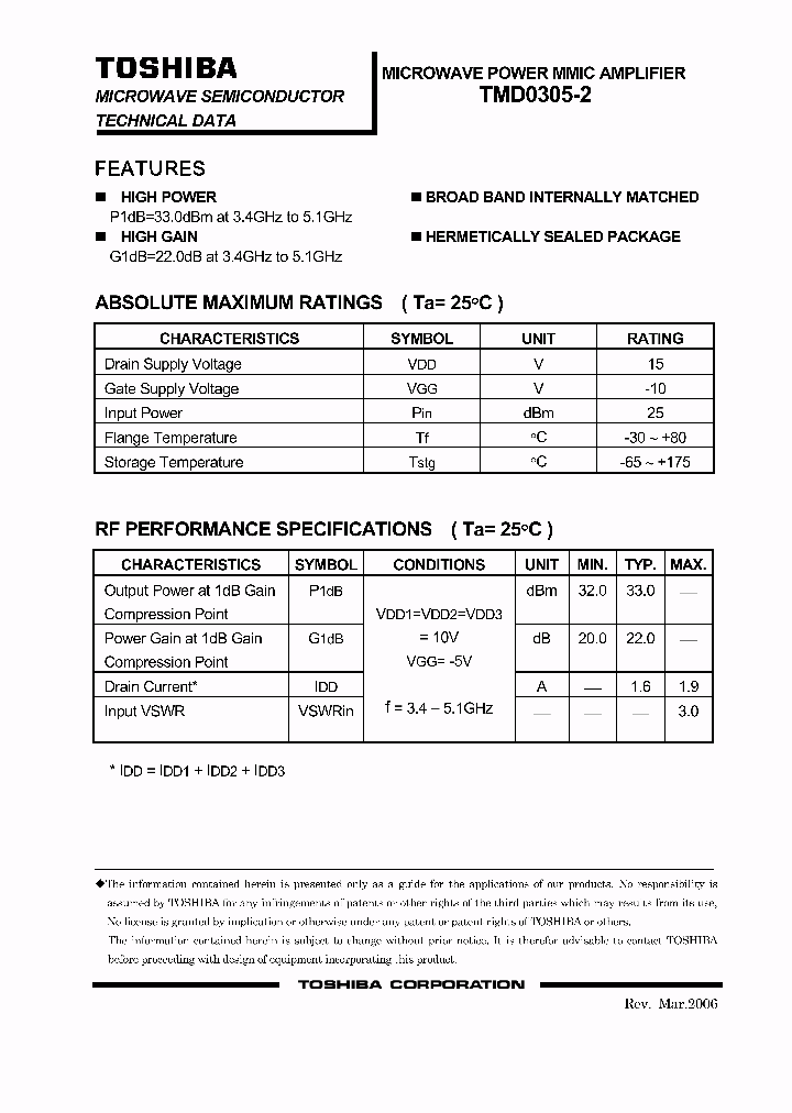 TMD0305-2_4123785.PDF Datasheet