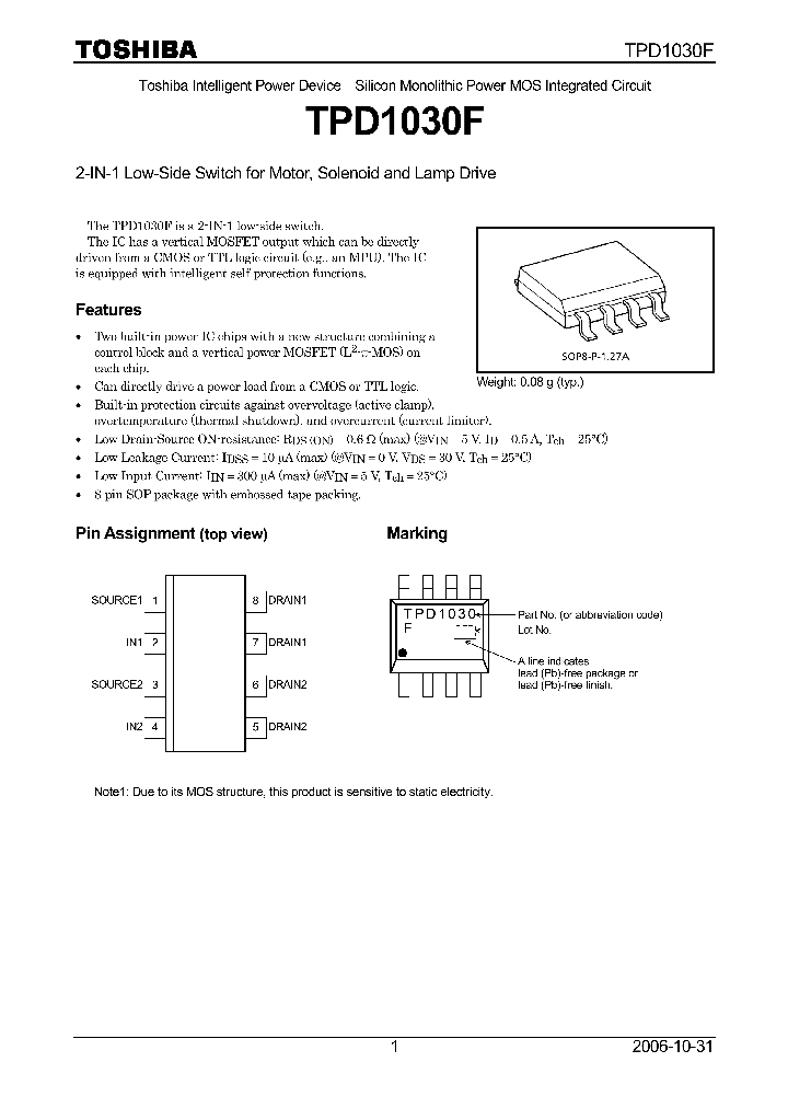 TPD1030F07_4112502.PDF Datasheet