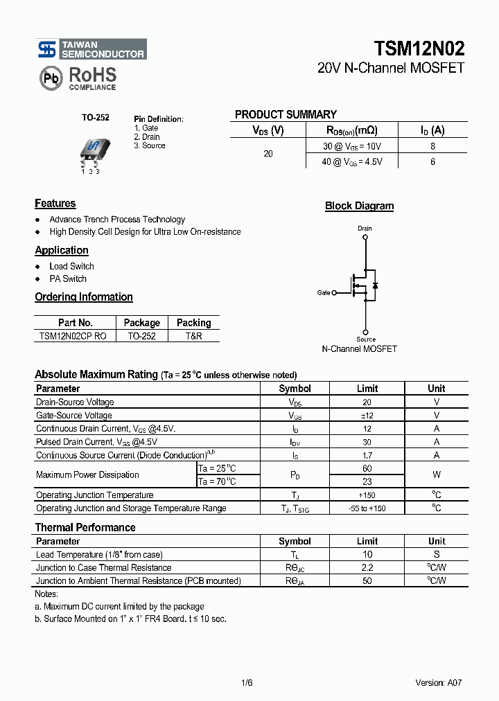 TSM12N0207_4131207.PDF Datasheet