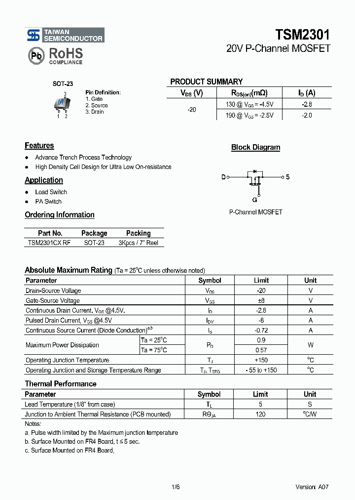 TSM230107_4131199.PDF Datasheet