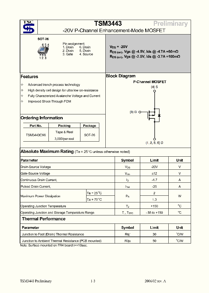 TSM3443CX6_4131191.PDF Datasheet
