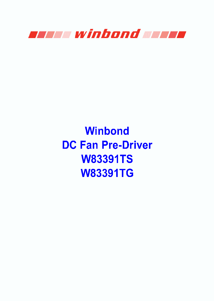 W83391TG_4115706.PDF Datasheet