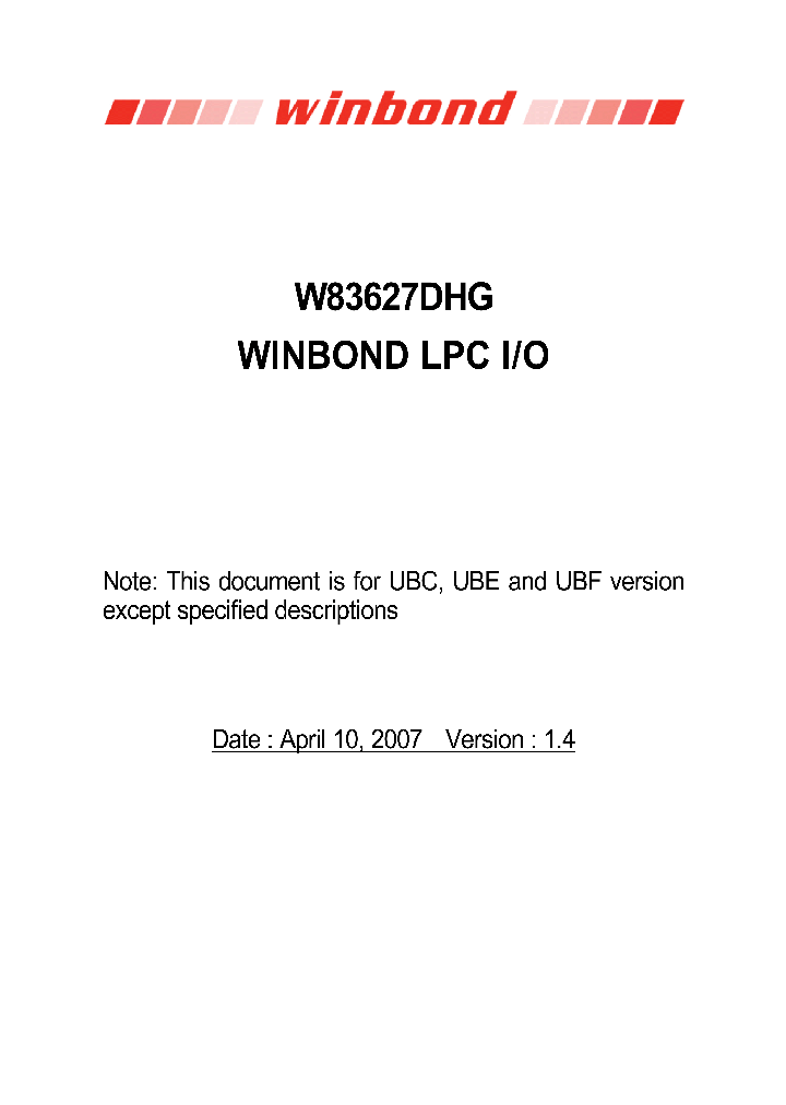 W83627DHG_4115793.PDF Datasheet