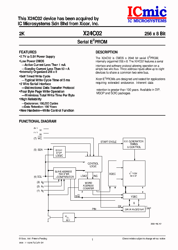 X24C02S8IG-35_4129995.PDF Datasheet