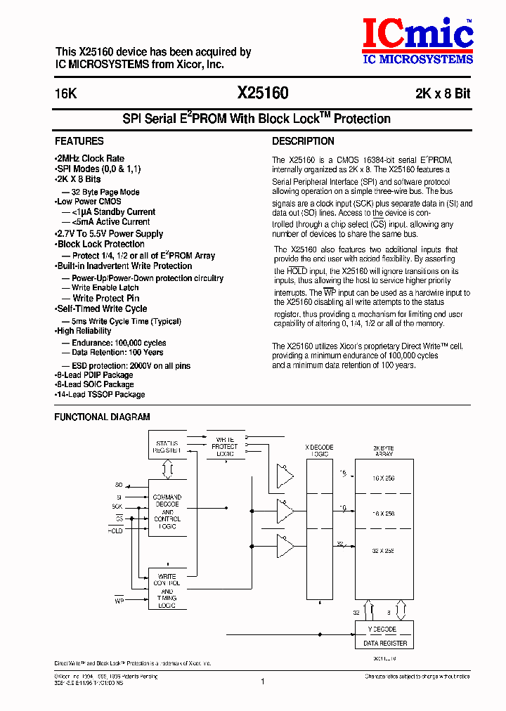 X25160G_4115804.PDF Datasheet