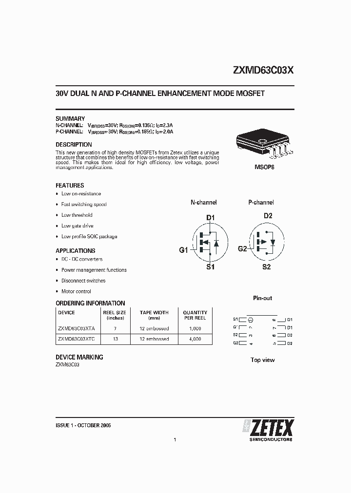 ZXMD63C03X05_4157845.PDF Datasheet
