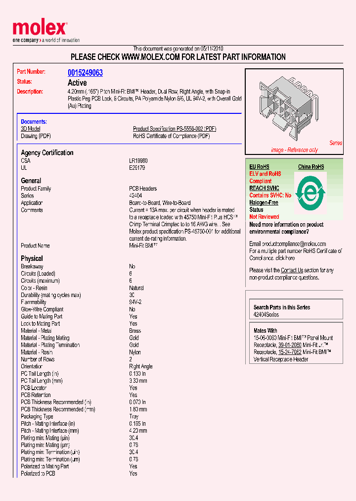 0015249063_4809665.PDF Datasheet