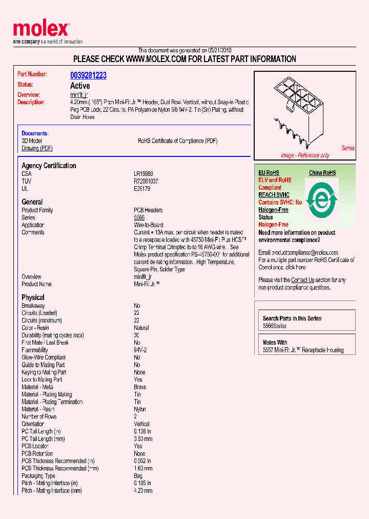 0039281223_4894735.PDF Datasheet