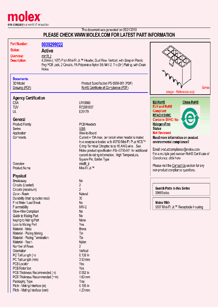 0039299022_4879375.PDF Datasheet