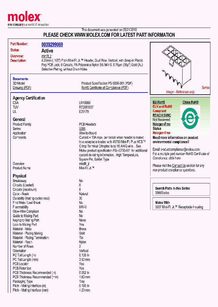 0039299069_4842127.PDF Datasheet
