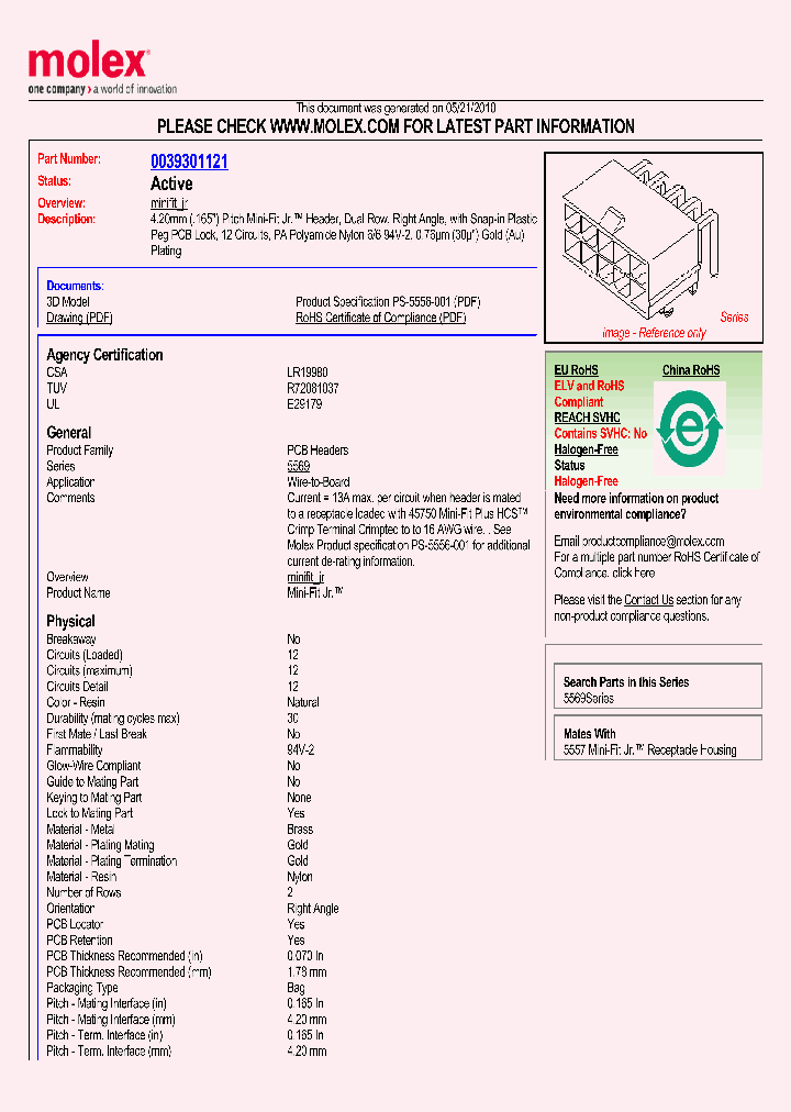 0039301121_4860637.PDF Datasheet