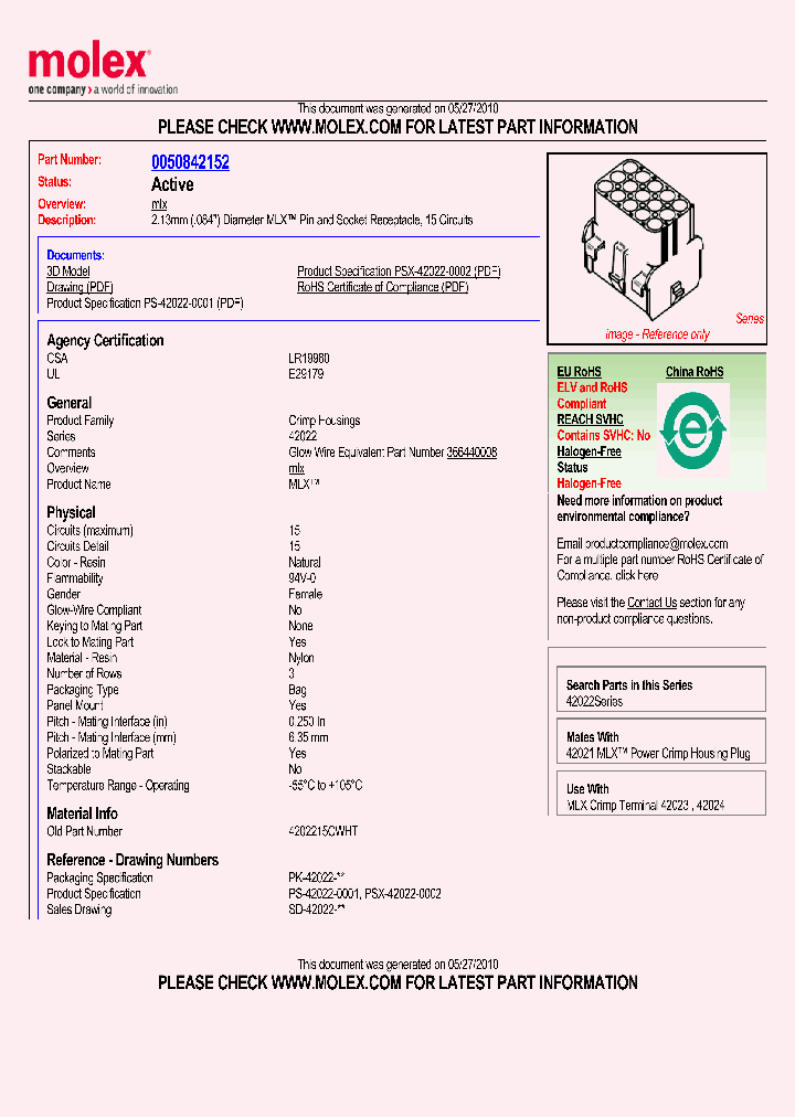 0050842152_4795697.PDF Datasheet