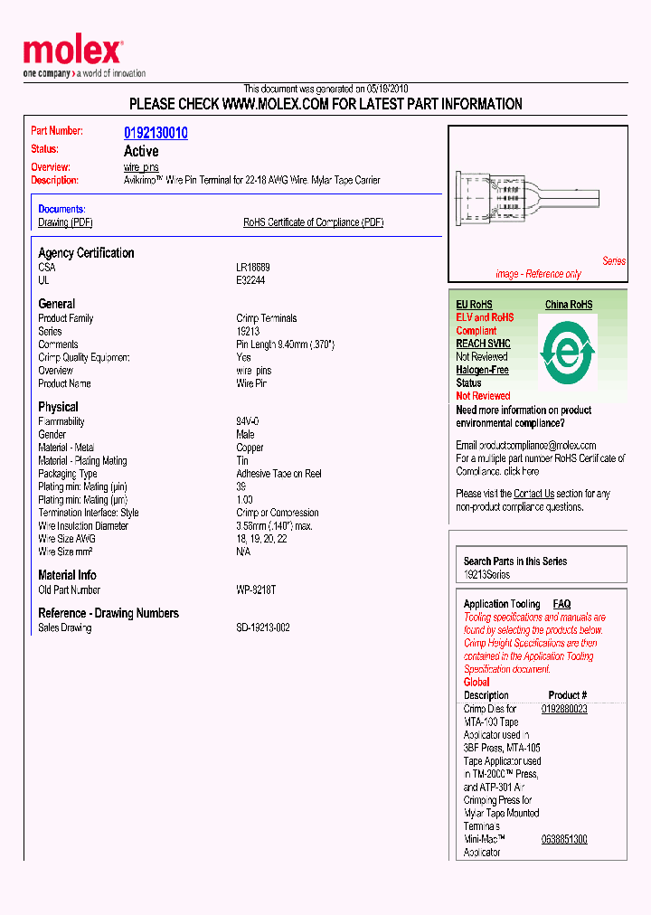 0192130010_4843860.PDF Datasheet