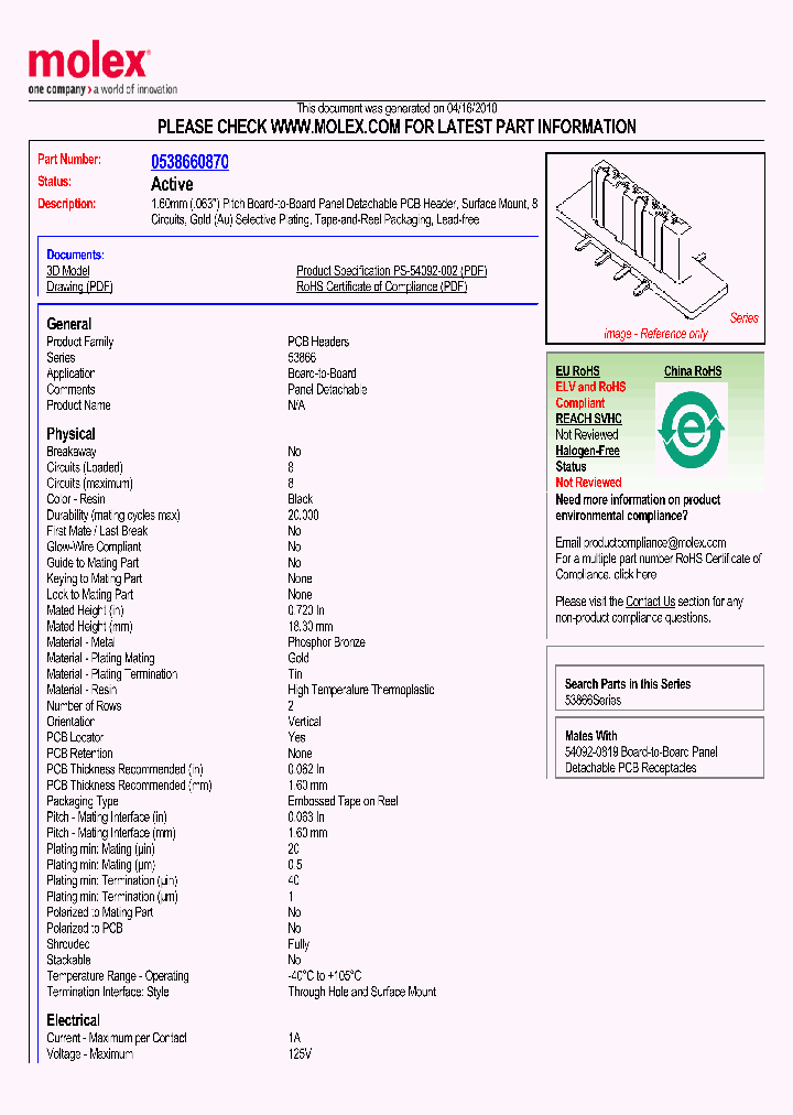 0538660870_4816274.PDF Datasheet