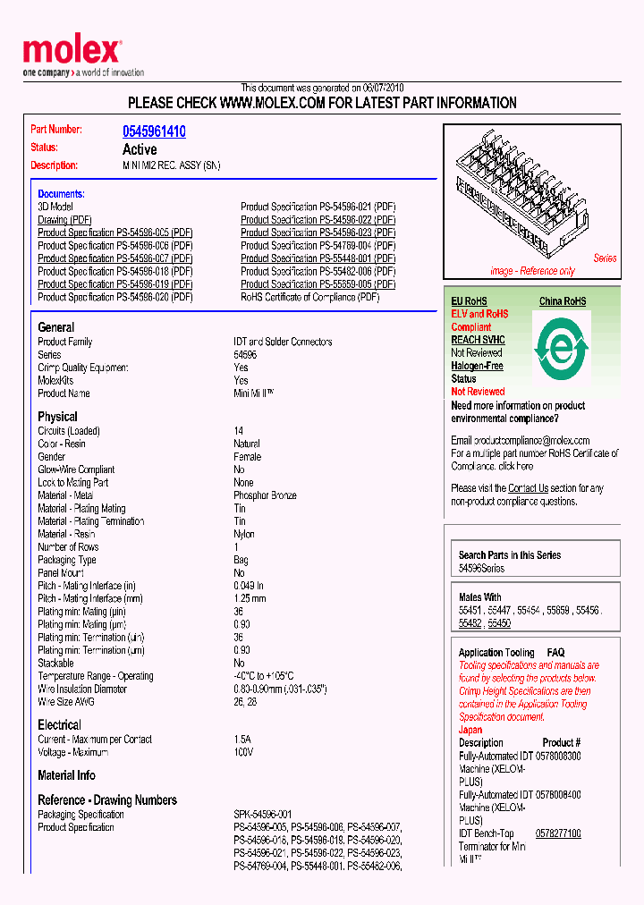 0545961410_4846079.PDF Datasheet