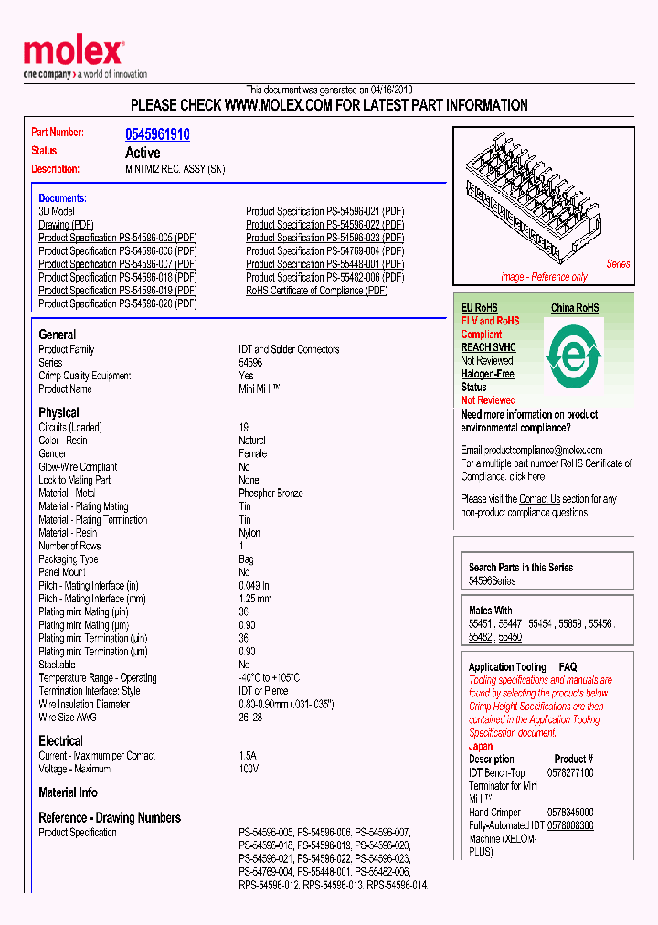0545961910_4816382.PDF Datasheet