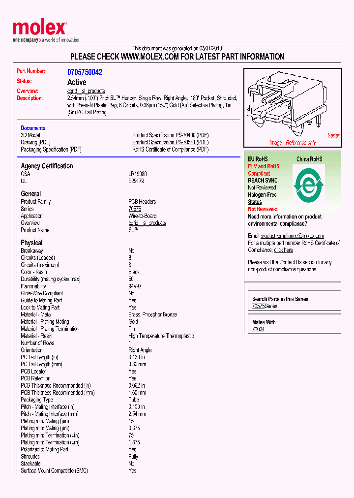 0705750042_4845861.PDF Datasheet